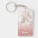 Search for faux marble key rings Girly