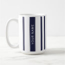 Search for navy blue and white stripes mugs Trendy