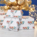 Search for hairdresser wrapping paper Hair stylist