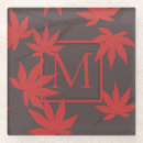 Search for maple leaf coasters Red
