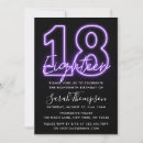 Search for neon purple postcards Neon birthday party