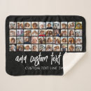 Search for 10 photo collage blankets For her