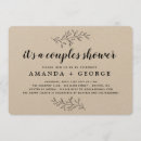 Search for rustic couples shower invitations Calligraphy