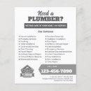 Search for plumbing flyers Contractor
