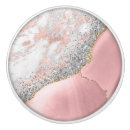Search for rose gold marble knobs and pulls Pink