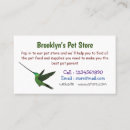 Search for bill business cards Bird