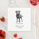 Search for black labrador retriever napkins Dog lover