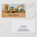 Search for dump business cards Excavation