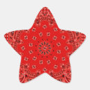 Search for red bandana stickers Western