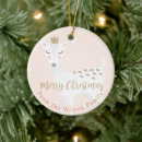 Search for pink deer christmas tree decorations Animal