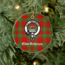 Search for family crest christmas tree decorations Scottish