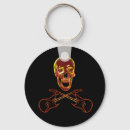 Search for rock on key rings Skull
