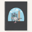 Search for pigeon notebooks Illustration