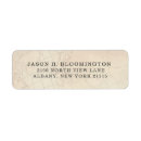 Search for antique map return address labels Vintage