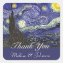 Search for starry thank you stickers Night