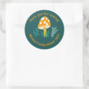 Search for mushroom thank you stickers Gender neutral