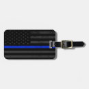 Search for police luggage tags Flag
