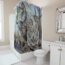 Search for wolves shower curtains Nature