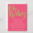 Search for foil baby shower invitations Gold