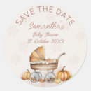 Search for autumn leaf stickers Pumpkin baby shower