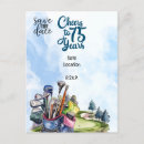 Search for 75th birthday save the date postcards Party