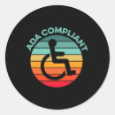 Search for accessibility stickers Ada