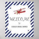 Search for airplane birthday posters Blue