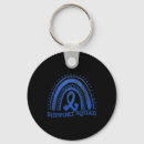 Search for diabetes support key rings Blue