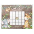 Search for safari baby shower games Bingo