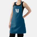 Search for teal blue aprons Initial