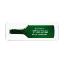 Search for bottle return address labels Party