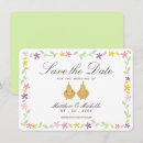 Search for bride and groom cartoon invitations Floral