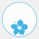 Search for blue hibiscus stickers White