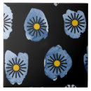 Search for black daisy tiles Blue