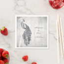 Search for peacock napkins weddings