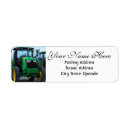 Search for green tractor return address labels Agriculture