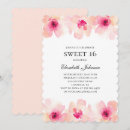 Search for blush sweet 16 invitations 16th birthday