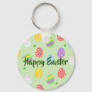 Search for coloured easter eggs key rings Abstract