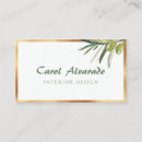 Search for olive branch business cards Watercolor