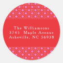 Search for pink return address stickers Trendy
