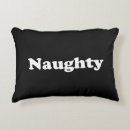Search for naughty or nice cushions Black