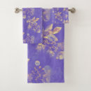 Search for purple flowers bath towels Leaves