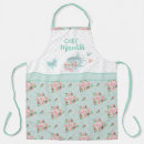 Search for butterfly pattern aprons Pink roses