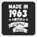Search for made in 1963 stickers Funny