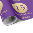 Search for quinceanera wrapping paper 15th birthday