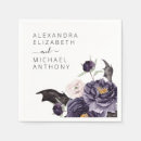 Search for halloween wedding napkins Purple