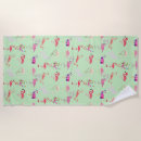 Search for pink flamingo beach towels Colourful