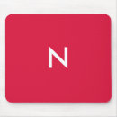 Search for red mouse mats Monogrammed