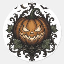 Search for evil pumpkin stickers Jack o lantern