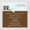 Search for twin owls invitations Twins